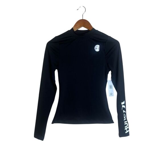 NWT! Hurley black rash guard. Size small - Picture 1 of 7
